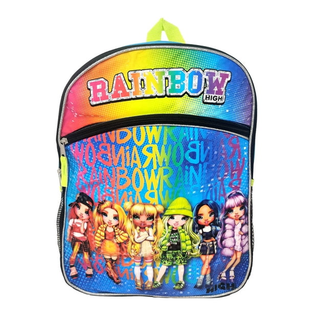 Rainbow High Backpack 16" Girls Violet Poppy Ruby Skyler Jade Dolls