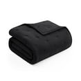 thumbnail image 2 of Mainstays 2-Piece Comforter Set, Rich Black, Twin, 2 of 9