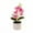 E, variant on PEIBang Artificial Orchids,Small Fake Flower Plants in Pot,Fake Flower Phalaenopsis for Table Centerpieces Home and Office Decor