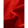 thumbnail image 5 of Sxiwei Women's Red Velvet Skirts for Christmas Mrs Santa Claus Costume High Waist A-Line Long Skirt Red 4XL, 5 of 6