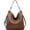 Bronze, variant on Hobo Bag for Women Large Capacity Shoulder Bag Soft Leather with decorative studs