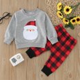 thumbnail image 2 of FDDMis White Outfit for Baby Boy Cute Toddler Girl Outfits Toddler Clothing Set for Girls Toddler Clothing 3t Toddler Lounge Set Top Christmas Gifts, 2 of 7