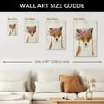thumbnail image 7 of WFSposter Cute Safari Animal Art Print Posters Retro Fox Wall Art Animal Portrait Painting Funny Fox Wearing a Wreath Picture Decor Animal Collections for Nursery Kid's Bedroom Home Decoration 12x16", 7 of 7