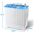 Compact Mini Tub Portable Washing Machine,11lbs Washer Mini Laundry