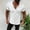 White-64, variant on Frnrwgo Mens T Shirt Comfort V-Neck Summer Tees Short Sleeve Solid Color Fitness Button Stylish Top