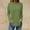 Army Green, variant on Sakmal Womens Tops Under $10 Green Long Sleeve Solid Crew Neck Tunic Plus Size Ladies Shirts