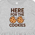 thumbnail image 4 of Inktastic Here for the Cookies Funny Food Girls Toddler Dress, 4 of 5