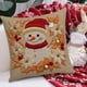 thumbnail image 1 of Funda de almohada navideña, decoración navideña, decoración de sofá, almohada de lino, sofá para el hogar, decoración navideña, funda de almohada, 1 of 5