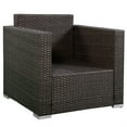 thumbnail image 4 of Topcobe Patio Furniture Set, 4 Pieces Outdoor Patio Wicker Rattan Cushioned Sofa, 4 of 6