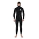 thumbnail image 5 of Traje de buceo de neopreno de 5mm, traje de neopreno elástico de cuerpo completo para buceo, surf, natación, traje de baño de una pieza con protección S Baoblaze Traje de buceo, 5 of 8