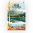 thumbnail image 2 of Rocky Mountain National Park, Colorado, Painterly National Park Series (12x18 Wall Art Poster, Room Decor), 2 of 3