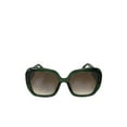 thumbnail image 3 of Quay Australia Full Glam Square Sunglasses Frosted Green Brown, 3 of 6
