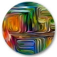 thumbnail image 2 of Designart - Colour Fusion III - Modern Metal Circle Wall Art, 2 of 5