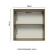 thumbnail image 4 of Alacena Madesa Glamy 70 cm 2 Puertas Marrón, 4 of 6