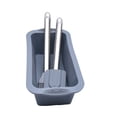 thumbnail image 2 of 3pcs Molde para tostadas Rectangular Cepillo para hornear pan de silicona Antiadherente Raspador de cocina, Gris Inevent HA005323-03, 2 of 2