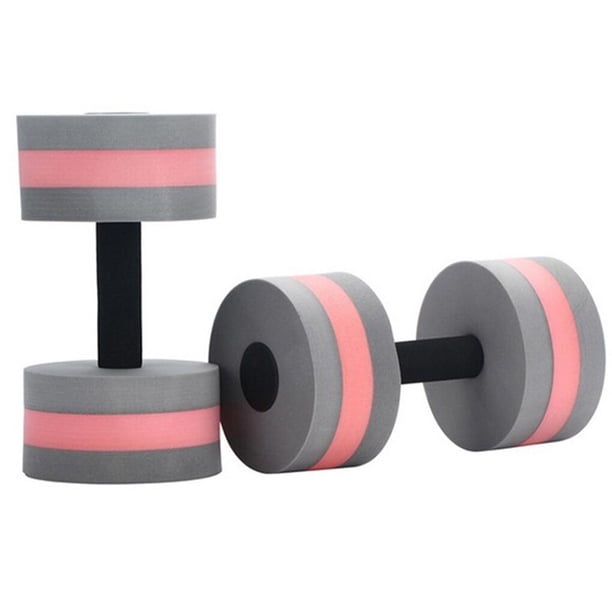 Greeniant 1 par de mancuernas para aeróbic acuático, mancuerna EVA acuática, mancuerna para ejercicio de brazos acuáticos, piscina, natación, Yoga, Deportes acuáticos gris rojo Greeniant OD001605-07