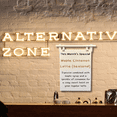 thumbnail image 3 of Hanging Chalkboard Menu Sign – Magnetic Metal Café Display, White Frame with White Board, 18" x 24", 3 of 7