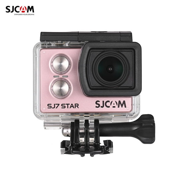SJCAM SJ7 STAR 4K/30FPS WiFi Action Camera with 2 Inch Touch Screen Wireless Remote Control Sport Cam Support Gyro Stabilization Waterproof Underwater Camera Rose Gold