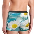 thumbnail image 5 of Balery Daisy Flowers Men's Boxer Briefs, Soft and Breathable Cotton Underwear with nylon Waistband-Small, 5 of 9