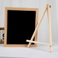 thumbnail image 3 of CHUANK Kids Wooden Magnetic Chalkboard Easel Standing Drawing Board, 3 of 6