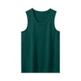 thumbnail image 4 of Qiyinn Men's Solid Color Sport Tank Top Summer Workout Sleeveless Blouses Tops, 4 of 6