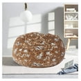 thumbnail image 2 of Bean Bag Chair Luxury and Comfy Big Beanless Bag Chairs Plush Furry Chair Soft Sofa Lounger for Adults and Kids,Sponge Filling, 3 ft, Leopard Print, 2 of 7