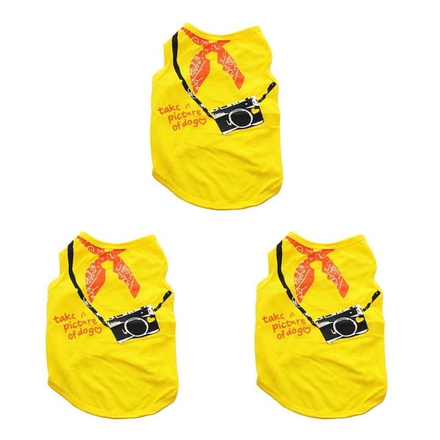 Ropa para cachorros Greeniant chaleco para perros transpirable y flexible Amarillo M