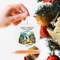 thumbnail image 2 of Happy Campers Ornament, Personalized Name and Year Camper Ornament Camping Xmas 2025 Ornament, Gift for Camping Lover, Custom Camping Ornament for Campsite, Tent Camping Ornament LUbBMa, 2 of 6
