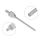 thumbnail image 4 of Aguja Punto Contacto Puntos 30mm Longitud 1,5mm Diámetro M2.5 Rosca 303 Inoxidable Acero Cabeza plana para Profundidad Calibre Marcador Indicador Unique Bargains indicadores de cuadrante, 4 of 5