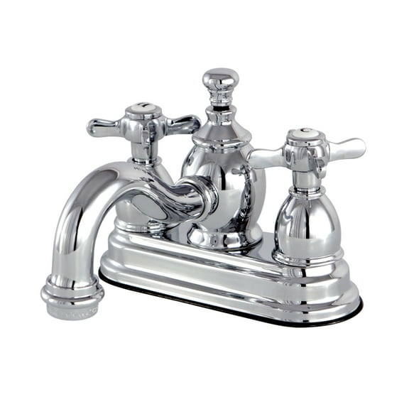 Kingston Brass KS7101BEX 4 in. Centerset Bathroom Faucet, Polished Chrome