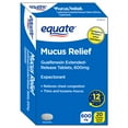 thumbnail image 5 of Equate 12 Hour Mucus ER Guaifenesin Extended-Release Tablets, 600 mg, 20 Count, Compare to Mucinex® Active Ingredient, 5 of 8