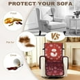 thumbnail image 5 of TSOVTHRID Cute Snowman Snowflake Red Print Non-Slip Recliner Sofa Cover Washable Recliner Slipcover Soft Furniture Protector Covers with Elastic Strap Reclining Couches for Christmas Decor, 5 of 7