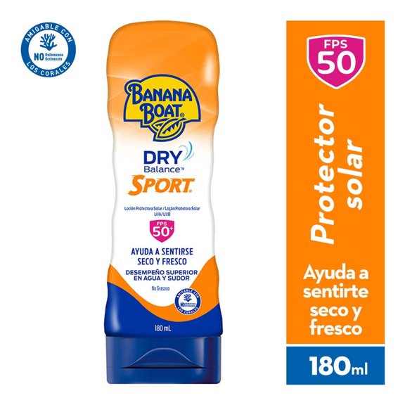 Protector Solar Banana Boat Dry Balance Sport FPS 50 + 180 ml