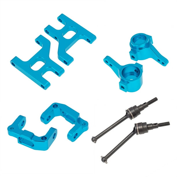 RC Cars Actualizaciones Parte delantero Swing ARM ST STEING STERING KNUCKLE MODELO MODELO REMOTO CONTROL DE CUCHO DE CUCHO REEMPLAZO PARA TAMIYA CC01 AZUL sidaley FN001278-02