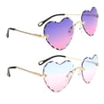 thumbnail image 1 of Gafas de sol jinwen 2pcs Sin Montura Lentes de Gradiente, 1 of 8