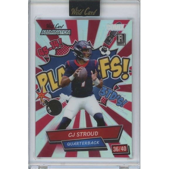 NFL 2023 Alumination Comix Playoffs 36/40 CJ Stroud AC-CS (Rookie)
