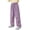 Purple, variant on zbxnLI Kids Cargo Pants Elastic Waist Wide Leg Casual Sports Pants Thin Loose Fashion Trousers with Pockets for Boys Girls