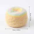 thumbnail image 6 of Knitting and Crochet Yarn, Soft Hand Knitting Yarn for Crafting, Versatile Fiber Yarn for Sweaters, Scarves, Hats, Blankets and DIY Weaving Projects, Needlework Craft Supply, 6 of 6