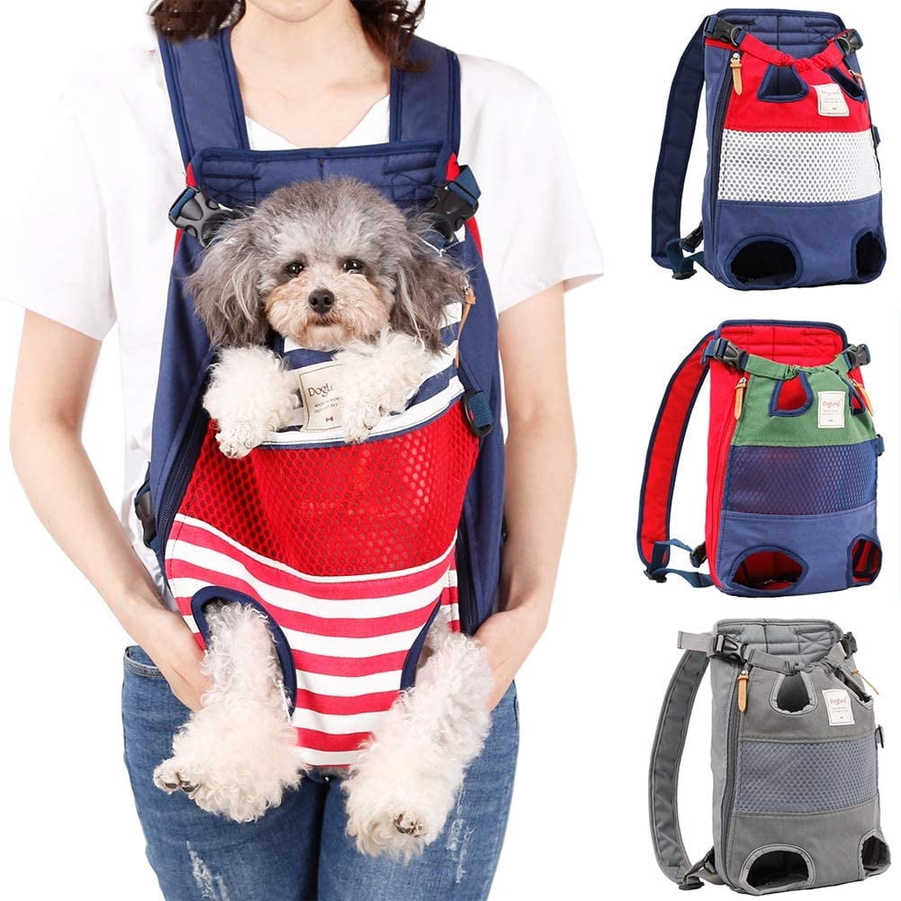 dog backpack front