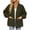 Army Green, variant on Winter Tops for Womens Long Sleeve Sherpa Fleece Jacket Button Down Pocket Warm Fashion Basic Teddy Outerwear Coat