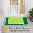 thumbnail image 2 of FRABE Non-Slip Outdoor Door Mat, Low Profile Grid Pattern Rubber Entrance Rug, Durable Easy Clean Scraper for Front Door and Patio, Black 36"x59", 2 of 10
