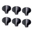 thumbnail image 1 of 6x Machine Heads Knobs Handle Set for Guitar DIY Accessory Black, 1 of 8