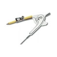 thumbnail image 4 of (2 pack) CLI Ball Bearing Safety Compass 1 Piece(s) - Metal, Aluminum - Silver - 12 / Dozen, 4 of 9