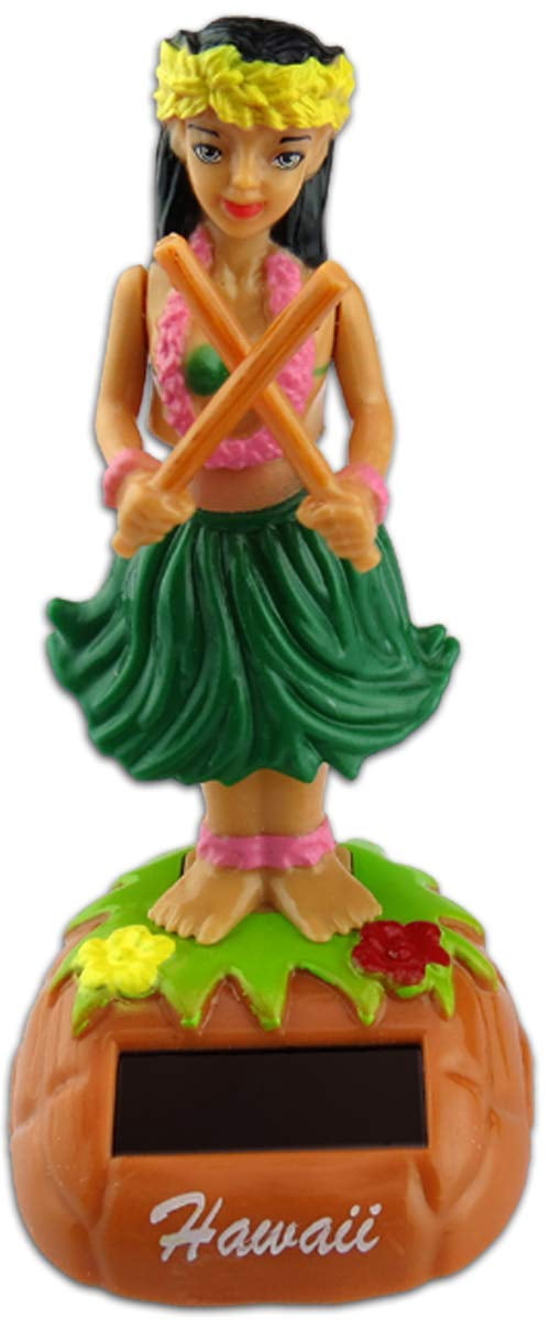 KC Hawaii Pilialoha Hula Dancer Solar Dashboard Doll