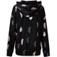 thumbnail image 4 of Mujeres Casual Pluma Impresión Con Capucha Manga Larga Cordón Cobertura Tops Sudadera Con Capucha Fridja hj5017, 4 of 4