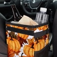 thumbnail image 6 of Maple Ieaf Pumpkin Foldable Car Trash Bin with Lid, Leak-Proof, Hanging Storage Bag - Car Garbage Can and Trash Can, 6 of 6
