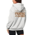 thumbnail image 2 of Women's Casual Zipper Hoodie with Pocket English Letter Print Comfortable Pullover Sweatshirt Fashion Streetwear, 2 of 2