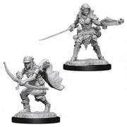 Pathfinder Deep Cuts - Female Half-Elf Ranger W7 - Figures