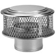 thumbnail image 2 of HomeSaver 6" 304 Alloy Guardian Cap - 5/8" Mesh, 2 of 3