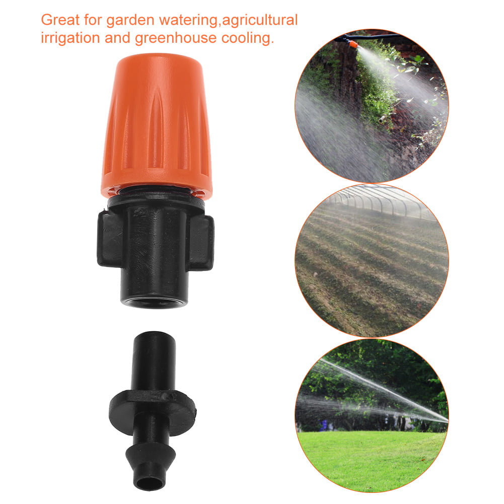 25Set Automatic Watering 360 Adjustable Misting Nozzle Irrigation Drippers Kit 